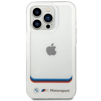 Dėklas BMW Transparent Center BMHCP14X22HMCH iPhone 14 Pro Max Baltas 2