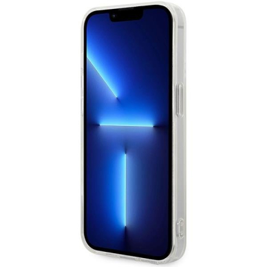 Dėklas BMW Transparent Center BMHCP14X22HMCH iPhone 14 Pro Max Baltas 4