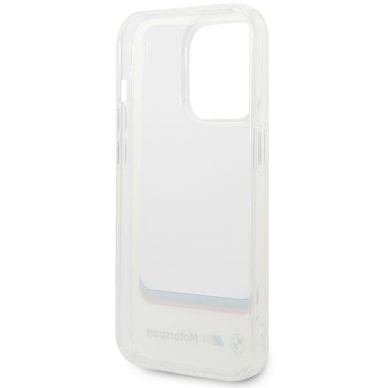 Dėklas BMW Transparent Center BMHCP14X22HMCH iPhone 14 Pro Max Baltas 6