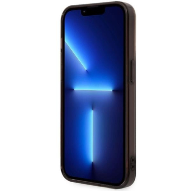 Dėklas BMW Half Tricolor BMHCP14X22HMGK iPhone 14 Pro Max Juodas 4