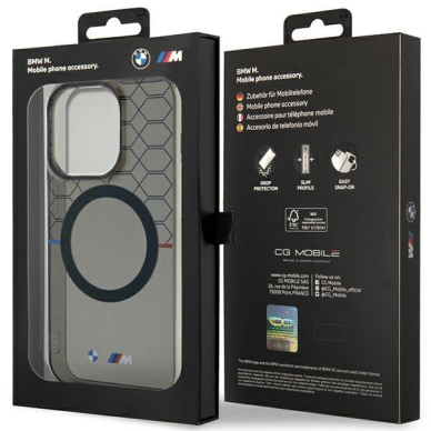 Dėklas BMW Pattern MagSafe BMHMP14LHGPK iPhone 14 Pro Pilkas 7 Dėklas BMW Pattern MagSafe BMHMP14LHGPK iPhone 14 Pro Pilkas 7