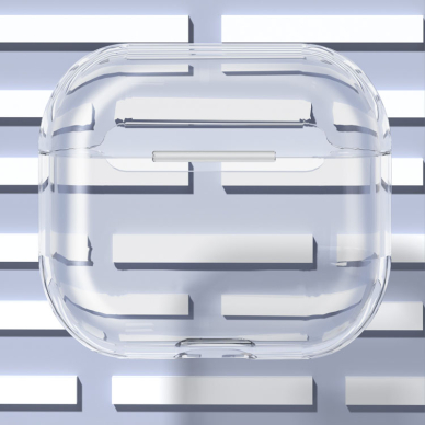 Dėklas ausinėms AirPods 3 hard and strong cover for headphones transparent (case A) 6 Dėklas ausinėms AirPods 3 hard and strong cover for headphones transparent (case A) 6