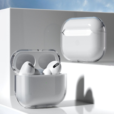 Dėklas ausinėms  AirPods 3 hard and strong cover for headphones transparent (case A) 8