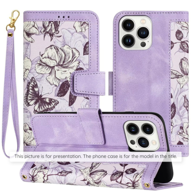 Akcija!  Dėklas Honor X7b / X7b 5G / 90 SMART - Techsuit FlipCraft - Mysterious Purple