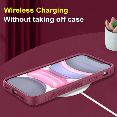 Akcija!  Dėklas iPhone 16 Pro - Techsuit Magic Shield - Juodas  5