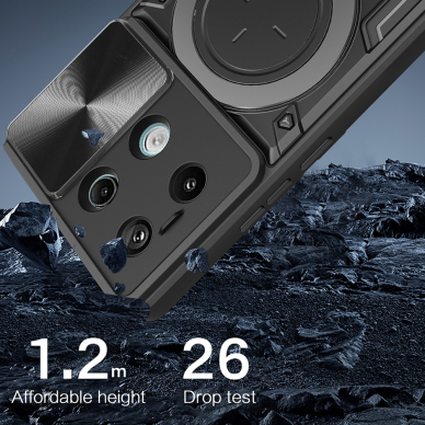 Akcija! Dėklas Xiaomi Redmi Note 13 Pro 5G / Poco X6 - Techsuit CamGuard Pro - juodas  4