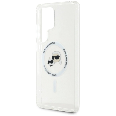 Dėklas Karl Lagerfeld Button Karl Choupette Heads Printed Logo MagSafe Samsung Galaxy S25 Ultra Baltas 5 Dėklas Karl Lagerfeld Button Karl Choupette Heads Printed Logo MagSafe Samsung Galaxy S25 Ultra Baltas 5