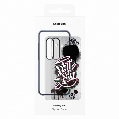 Dėklas Samsung Galaxy S25 Flipsuit (Sustiprintas) Juodas 7