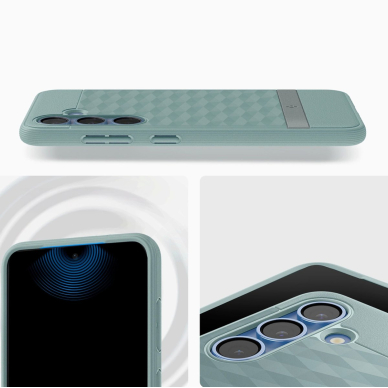 Caseology Parallax Mag MagSafe dėklas Samsung Galaxy S25 Ultra - žalias 15