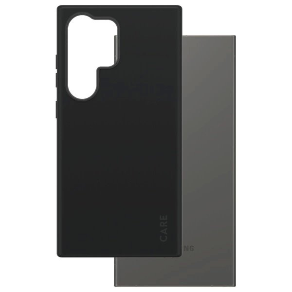 Samsung Galaxy S24 Ultra CARE by PanzerGlass Fashion QI dėklas - juodas 1