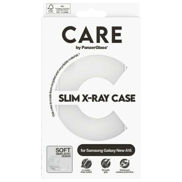 Samsung Galaxy A16 / A16 5G CARE by PanzerGlass Fashion X-Ray dėklas - permatomas 3