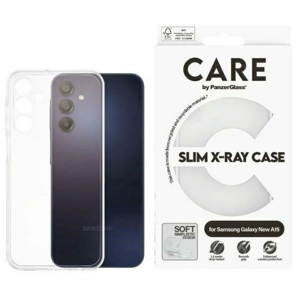 Samsung Galaxy A16 / A16 5G CARE by PanzerGlass Fashion X-Ray dėklas - permatomas