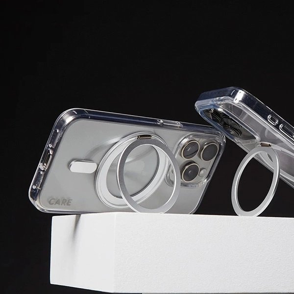 iPhone 16 – CARE by PanzerGlass Feature Kickstand dėklas 6.1" - Sidabrinis/Sidabrinis MagSafe 1325 3 iPhone 16 – CARE by PanzerGlass Feature Kickstand dėklas 6.1" - Sidabrinis/Sidabrinis MagSafe 1325 3