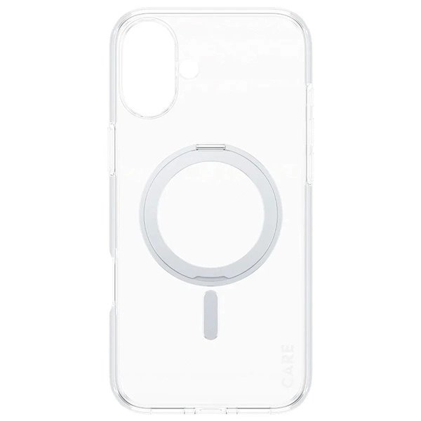 iPhone 16 Plus – CARE by PanzerGlass Feature Kickstand dėklas 6.7" - Sidabrinis/Sidabrinis MagSafe 1327 2