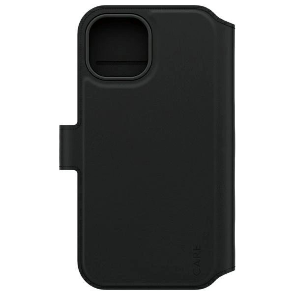 iPhone 15 CARE by PanzerGlass Feature Tango 2in1 Wallet MagSafe dėklas - juodas 2