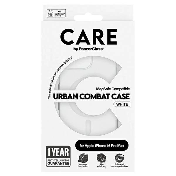 iPhone 16 Pro Max – CARE by PanzerGlass Flagship Case 6.9" - Baltas/Baltas MagSafe 1340 3 iPhone 16 Pro Max – CARE by PanzerGlass Flagship Case 6.9" - Baltas/Baltas MagSafe 1340 3