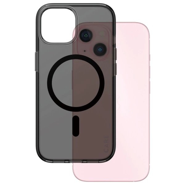 iPhone 15 CARE by PanzerGlass Flagship MagSafe dėklas - juodas 1 iPhone 15 CARE by PanzerGlass Flagship MagSafe dėklas - juodas 1