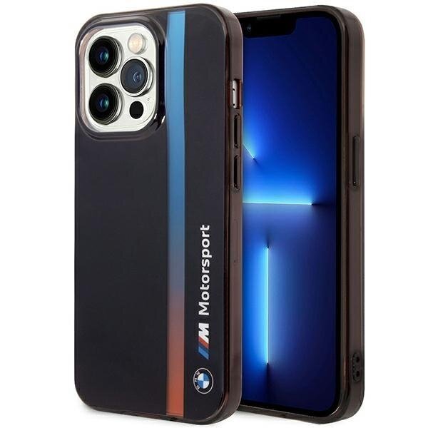 Dėklas BMW IML Tricolor Stripe BMHCP14L22HVGV iPhone 14 Pro Juodas Dėklas BMW IML Tricolor Stripe BMHCP14L22HVGV iPhone 14 Pro Juodas