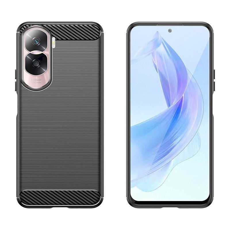 Dėklas Carbon Case for Honor 90 Lite / X50i - Juodas 1 Dėklas Carbon Case for Honor 90 Lite / X50i - Juodas 1