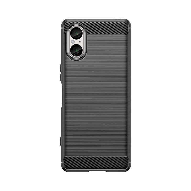 Dėklas Carbon Case for Sony Xperia 5 V - Juodas Dėklas Carbon Case for Sony Xperia 5 V - Juodas