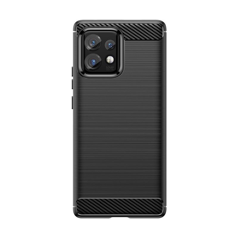 Dėklas Carbon Motorola Edge 40 Pro - Juodas Dėklas Carbon Motorola Edge 40 Pro - Juodas