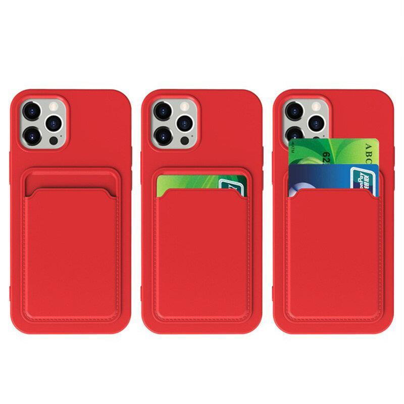 Dėklas su kišenėle kortelėms Card Case Silicone Wallet Samsung Galaxy S22 Plus Mėlynas 4 Dėklas su kišenėle kortelėms Card Case Silicone Wallet Samsung Galaxy S22 Plus Mėlynas 4