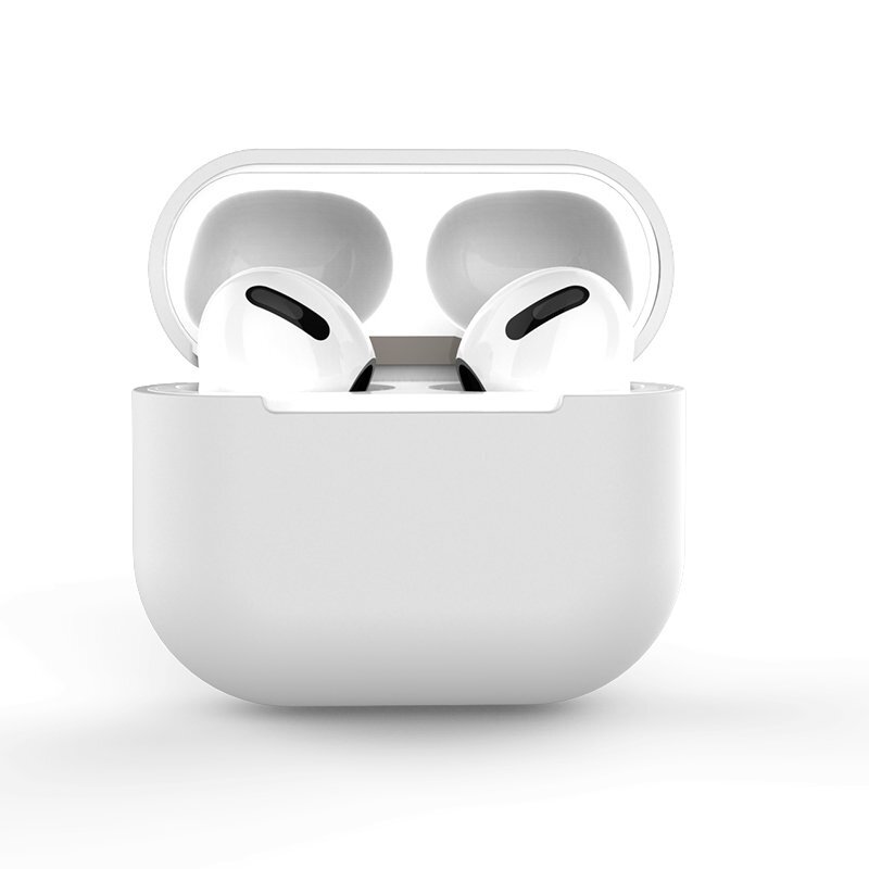Dėklas AirPods 2 / AirPods 1 silicone soft Baltas (case C) Dėklas AirPods 2 / AirPods 1 silicone soft Baltas (case C)