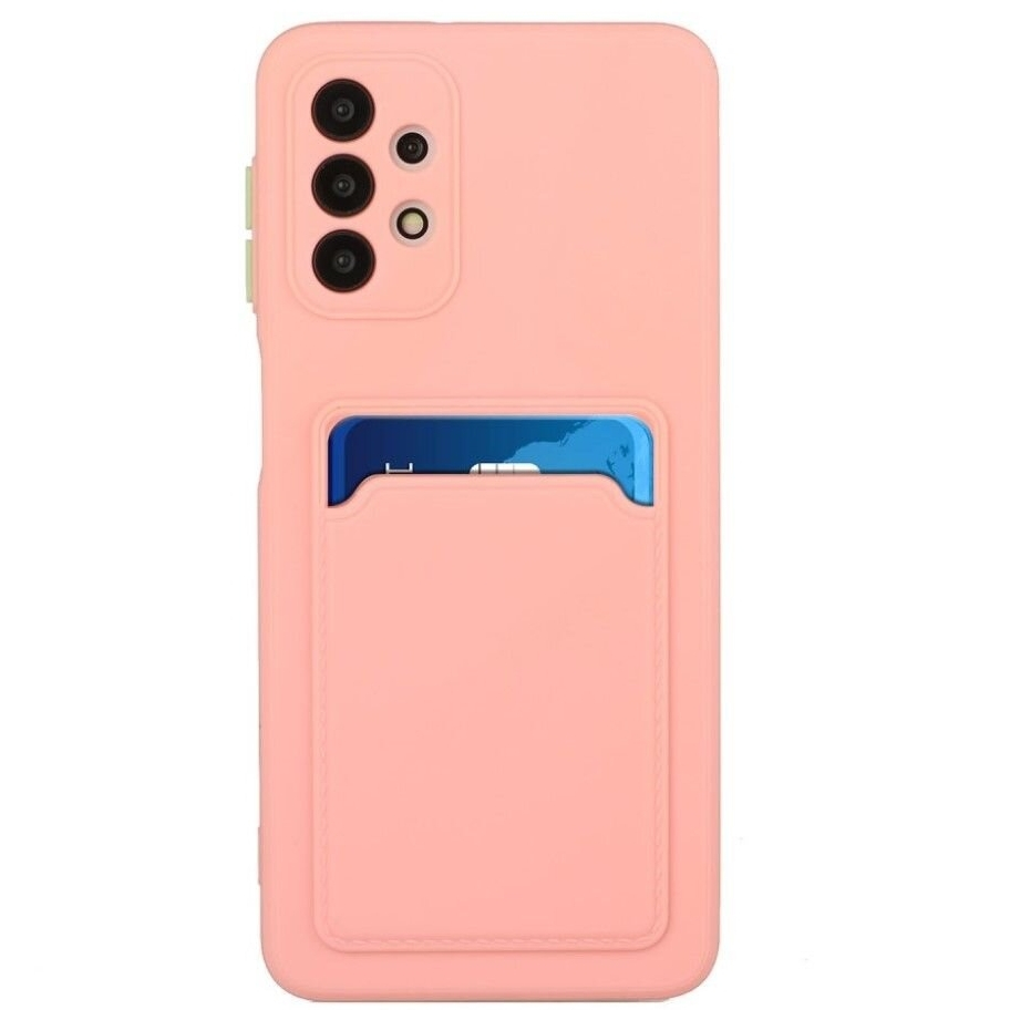 Dėklas su kišenėle kortelėms Card Case Samsung Galaxy A72 4G Rožinis Dėklas su kišenėle kortelėms Card Case Samsung Galaxy A72 4G Rožinis