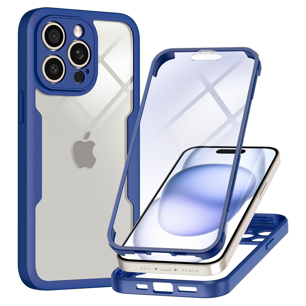 Case for iPhone 16 Pro Max + Cover Techsuit ColorVerse 360 Series