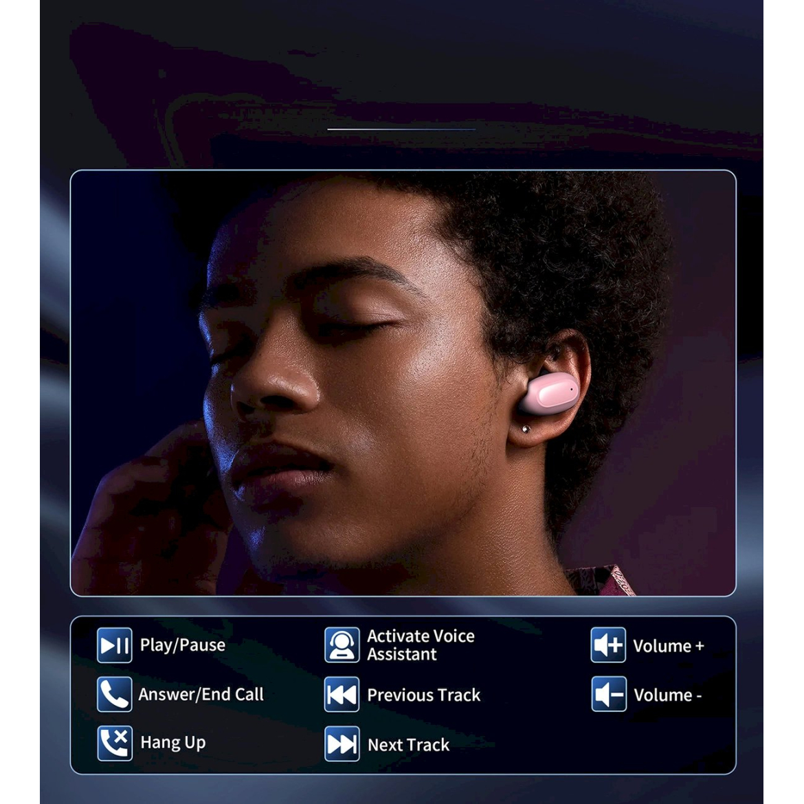 Choetech MEMS belaidės TWS Bluetooth 5.3 ausinės – rožinis 7 Choetech MEMS belaidės TWS Bluetooth 5.3 ausinės – rožinis 7