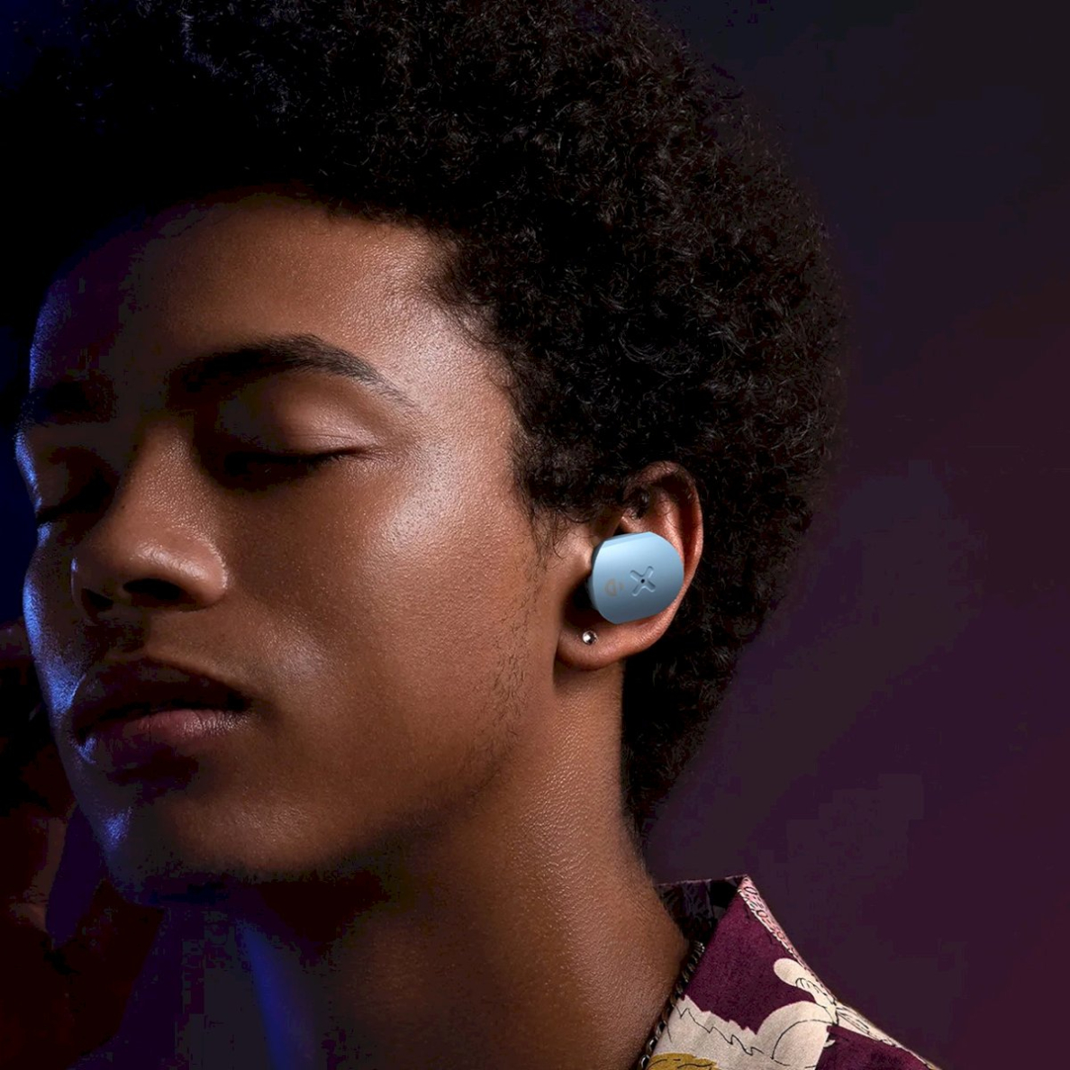 Choetech BH-T22 LightAura VocalSound belaidės TWS Bluetooth 5.3 ausinės – mėlynas 4 Choetech BH-T22 LightAura VocalSound belaidės TWS Bluetooth 5.3 ausinės – mėlynas 4