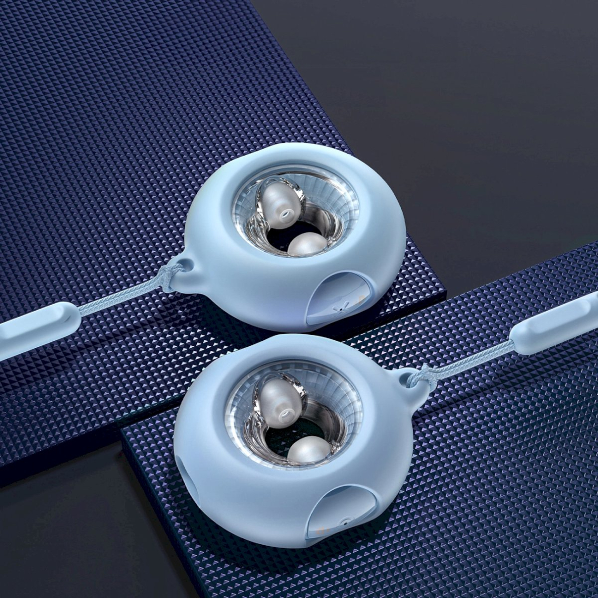 Choetech BH-T22 LightAura VocalSound belaidės TWS Bluetooth 5.3 ausinės – mėlynas 7 Choetech BH-T22 LightAura VocalSound belaidės TWS Bluetooth 5.3 ausinės – mėlynas 7