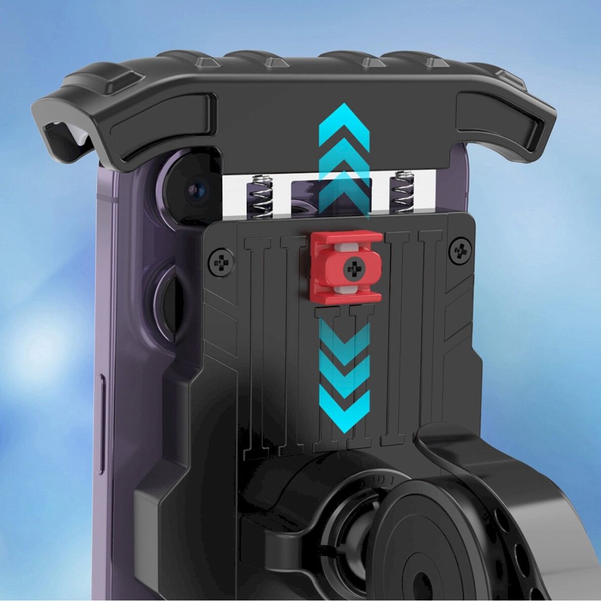 Choetech H067 adjustable bicycle Telfono laikiklis - pilkas 10