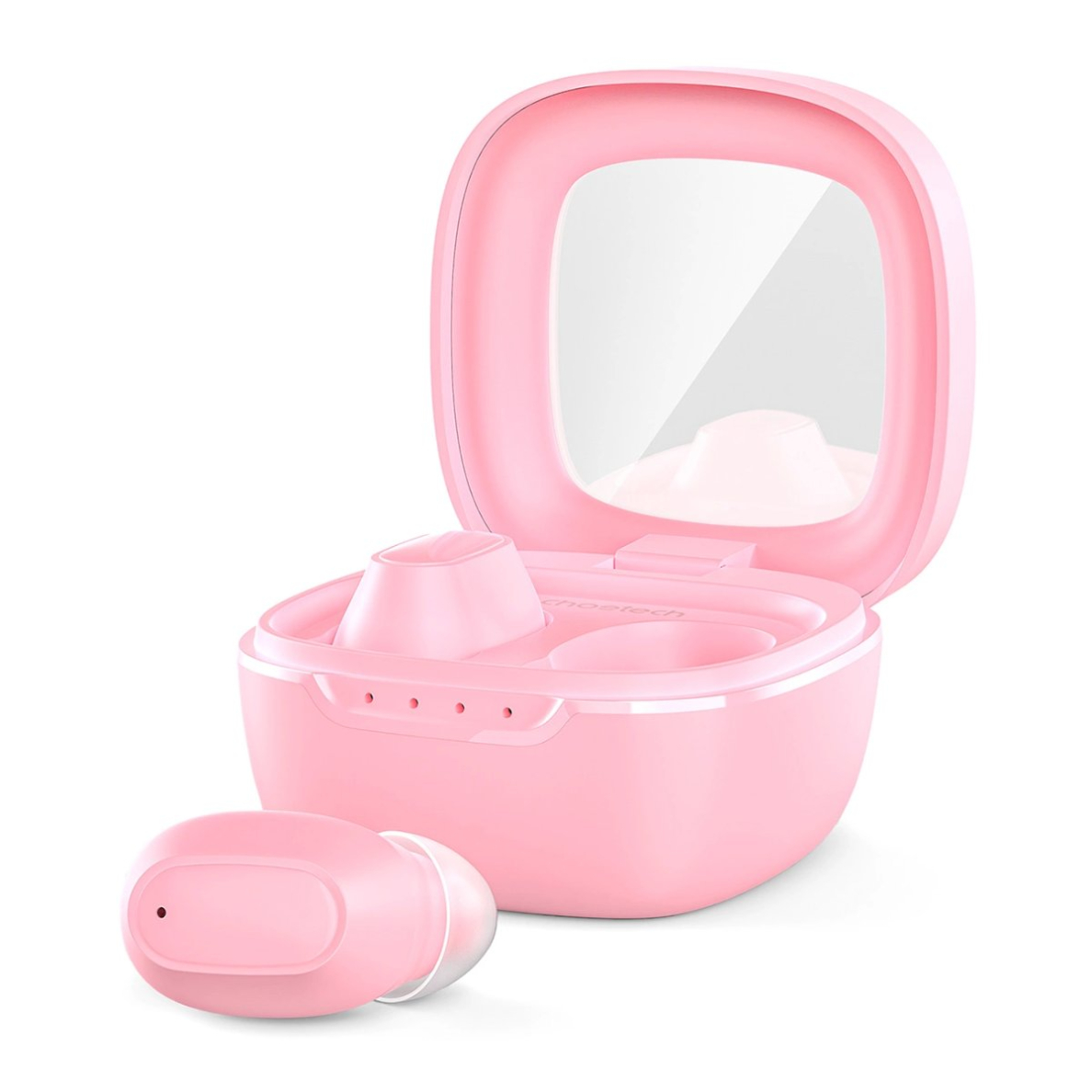 Choetech MEMS belaidės TWS Bluetooth 5.3 ausinės – rožinis Choetech MEMS belaidės TWS Bluetooth 5.3 ausinės – rožinis