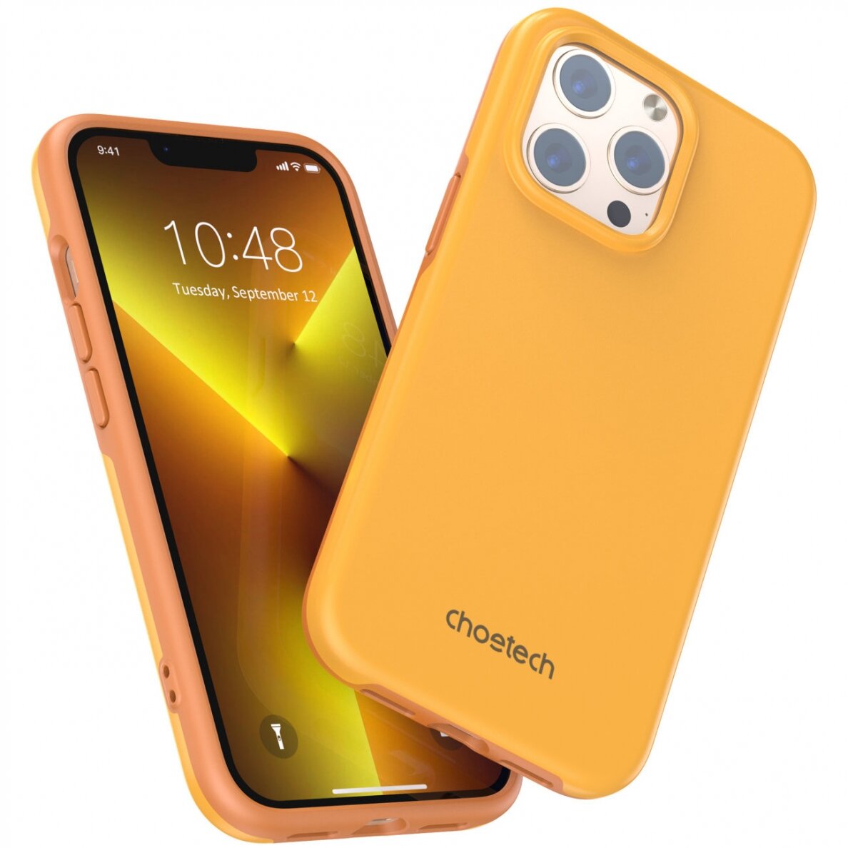 Dėklas Choetech MFM Anti-drop iPhone 13 Pro Oranžinis (PC0113-MFM-YE) 16 Dėklas Choetech MFM Anti-drop iPhone 13 Pro Oranžinis (PC0113-MFM-YE) 16