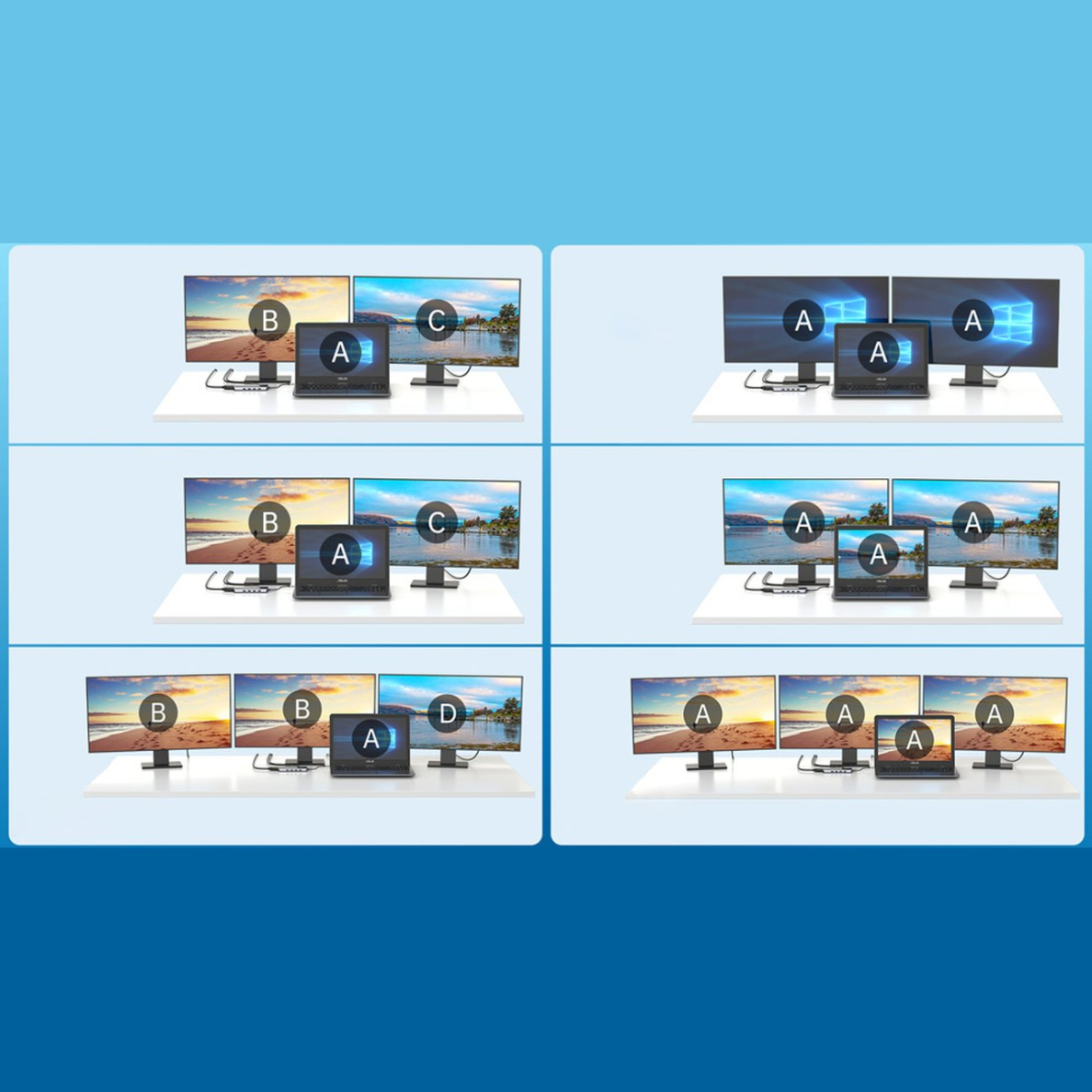 Choetech multifunctional HUB with display 12in1 USB-C to USB-C / USB-A / HDMI / VGA / AUX / SD / TF Pilkas (HUB-M26) 5 Choetech multifunctional HUB with display 12in1 USB-C to USB-C / USB-A / HDMI / VGA / AUX / SD / TF Pilkas (HUB-M26) 5