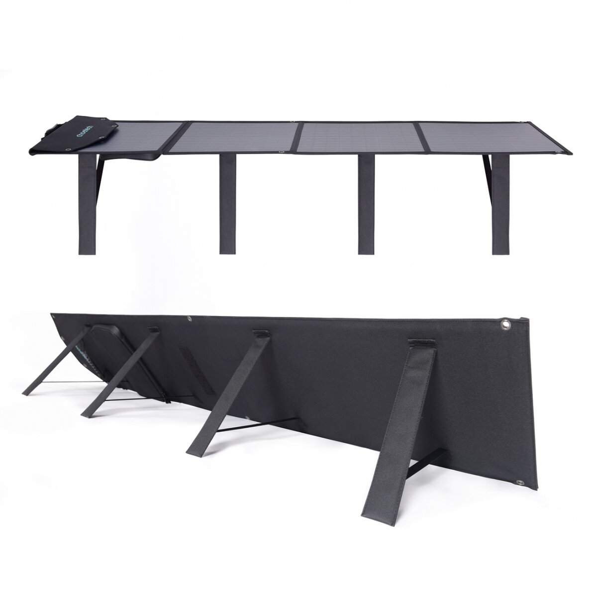 Choetech solar charger 100W foldable 2x USB 1x USB C PD QC Juodas (SC009-V2) 2 Choetech solar charger 100W foldable 2x USB 1x USB C PD QC Juodas (SC009-V2) 2