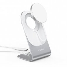 Choetech 15W Qi wireless inductive charger with MagSafe white (H046+T518-F)