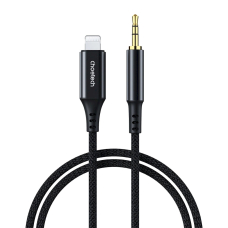 Choetech AUX007 Lightning / mini jack 3.5 mm kabelis 1 m – juodas