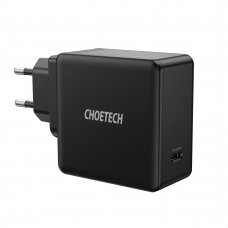 Įkroviklis Choetech USB Type C PD 60W 3A Juodas (Q4004-EU)