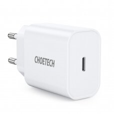 Įkroviklis Choetech USB Type C PD 20W Baltas (Q5004 V4) NDRX65