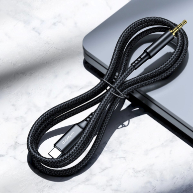 Choetech AUX006 USB-C / mini jack 3.5 mm kabelis 1 m – juodas 4