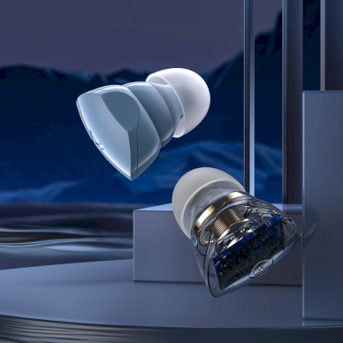 Choetech BH-T22 LightAura VocalSound belaidės TWS Bluetooth 5.3 ausinės – mėlynas 5