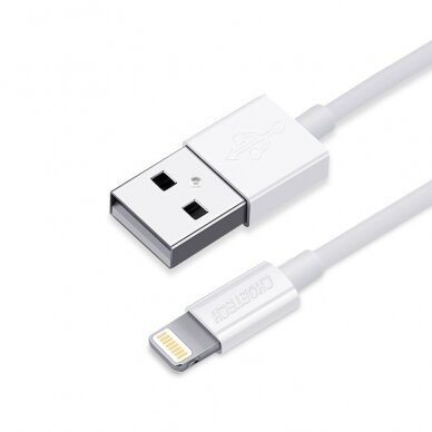 Kabelis Choetech certified USB-A - Lightning MFI 1.8m Baltas (IP0027) 13