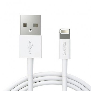 Kabelis Choetech certified USB-A - Lightning MFI 1.8m Baltas (IP0027) 15
