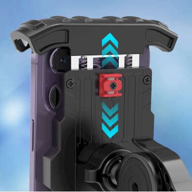 Choetech H067 adjustable bicycle Telfono laikiklis - pilkas 10