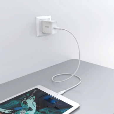 Choetech IP0040 USB-C / Lightning MFi PD 30W 1.2 m kabelis – baltas 4