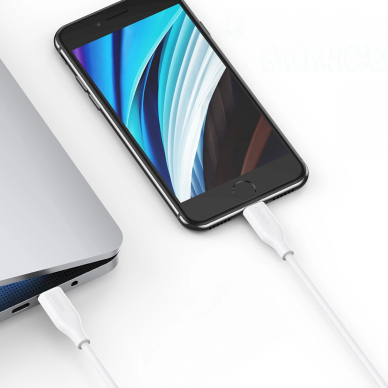 Choetech IP0040 USB-C / Lightning MFi PD 30W 1.2 m kabelis – baltas 5