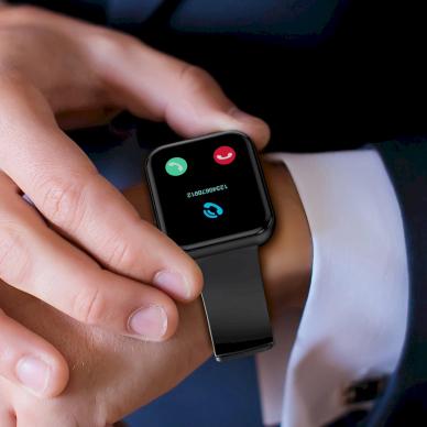 Choetech WT001 išmanusis laikrodis su IP67 ir skambučių funkcija – juodas 10