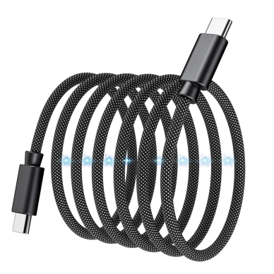 Choetech XCC-1054 240W USB-C magnetinis kabelis su PD 3.1 1.2 m – juodas 2